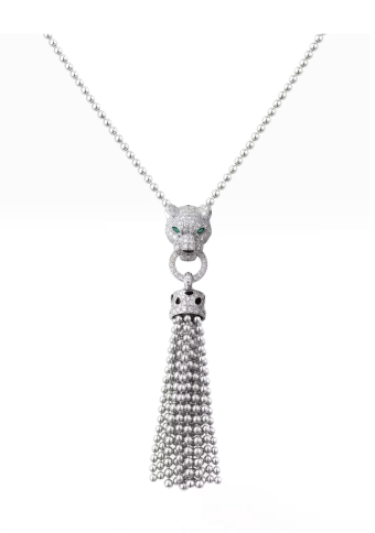 Колье Cartier Panthere de Cartier Necklace Half-Paved N7424122