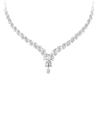 Колье Graff Classic Graff Pear Shape and Marquise Diamond Graduating Necklace RGN753