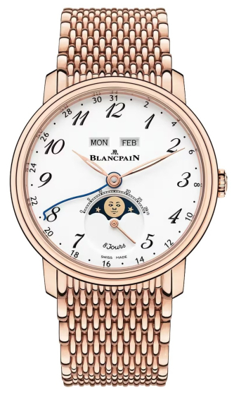Blancpain Villeret Quantième Complet 8 Jours 42 mm 6639A 3631 MMB