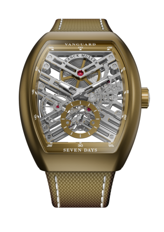 Franck Muller Vanguard Royal Bauxite 44 x 53.7 mm V 45 S6 SQT ALGRMC AC BZ