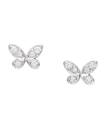 Серьги Graff Pave Butterfly Diamond Petite Stud Earrings RGE1563