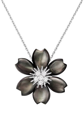 Брошь-подвеска Van Cleef & Arpels Rose de Noel Small VCARD30400
