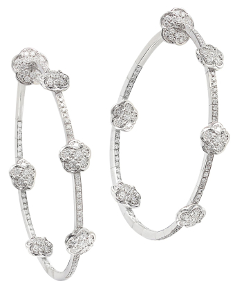 Серьги Pasquale Bruni Figlia Dei Fiori Hoop Earrings 16056B