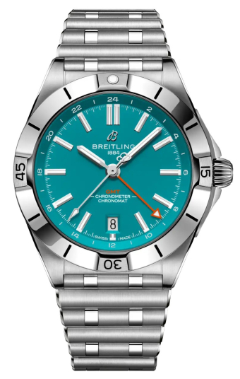 Breitling Chronomat Automatic GMT 40 mm NFL Miami Dolphins Edition A32398B11L1A1