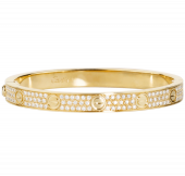 Браслет Cartier Love Bracelet Diamond-Paved, артикул: N6035017
