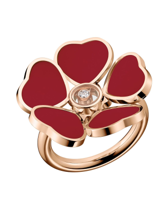 Кольцо Chopard Happy Hearts Flowers Ring 82A085-5800