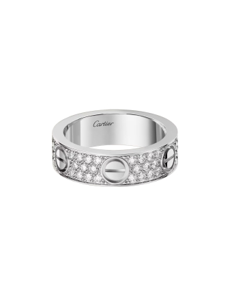 Кольцо Cartier Love Paved Ring Classic Model B4239000