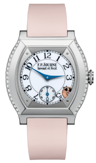 F.P. Journe Elegante 40 mm Titanium 2 Rows of Diamonds Powder Rose 