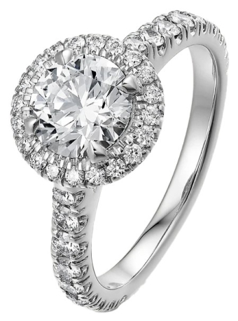 Кольцо для помолвки Cartier Destinée Solitaire Brilliant-Cut Diamond Paved N4246052