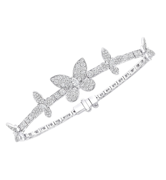 Браслет Graff Pave Butterfly Diamond Bracelet RGB618