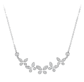 Подвеска Graff Butterfly Petite Pave Diamond Line Pendant RGP837