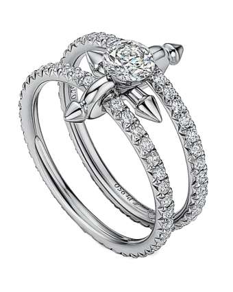 Кольцо Tiffany Titan Setting by Pharrell Williams Diamond Ring 74956165