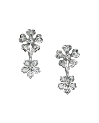 Серьги Mikimoto Bloom Pierced Earrings GE-368PU