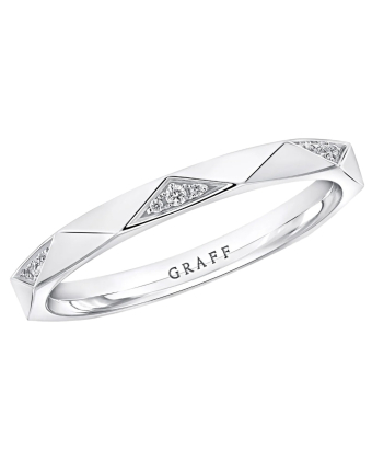 Кольцо Graff Laurence Graff Signature Faceted Diamond Wedding Band RGR993