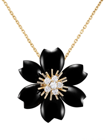Брошь-подвеска Van Cleef & Arpels Rose de Noel Small VCARO9B100