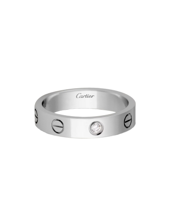 Обручальное кольцо Cartier Love Wedding Band 1 Diamond Small Model B4050500