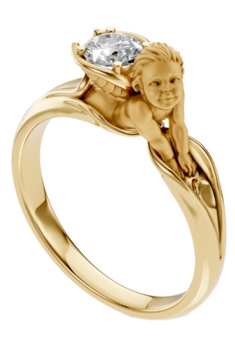 Кольцо Carrera Y Carrera My Angel Solitario 0141.1