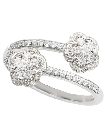 Кольцо Pasquale Bruni Figlia Dei Fiori Two Flowers Contrarie Ring 16049B