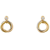 Серьги Cartier Trinity Earrings, артикул: B8043200
