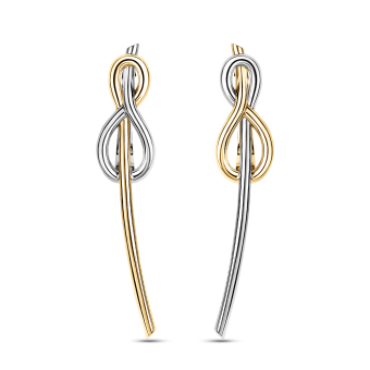 Серьги Roman Nikonov "Узел любви" RN100172