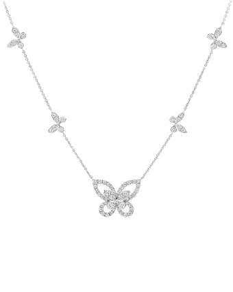 Подвеска Graff Multi Butterfly Silhouette Diamond Pendant RGP746