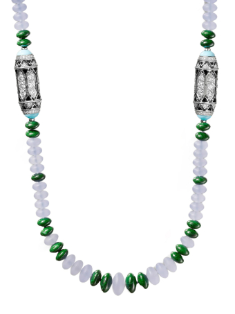 Колье Cartier Geometrie & Contrastes Сhalcedony Paved CRH7000329