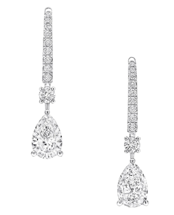 Серьги Graff Classic Graff Pear Shape Diamond Solitaire Earrings PTSW01