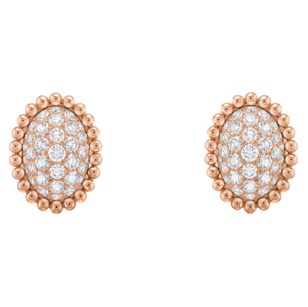 Серьги Van Cleef & Arpels Perlee Diamonds Pave VCARP7UX00