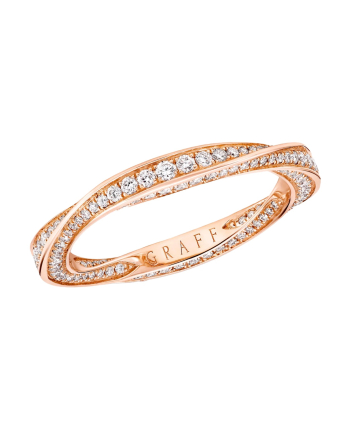 Кольцо Graff Spiral Pave Diamond Band RGR598