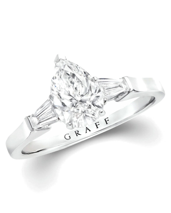 Кольцо для помолвки Graff Promise Pear Shape Diamond Engagement Ring PT01