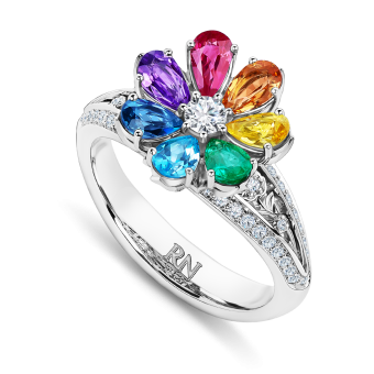 Кольцо Roman Nikonov “Цветик-семицветик, лети!” RN060501