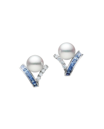Серьги Mikimoto Ocean Pierced Earrings PYE-7705PU