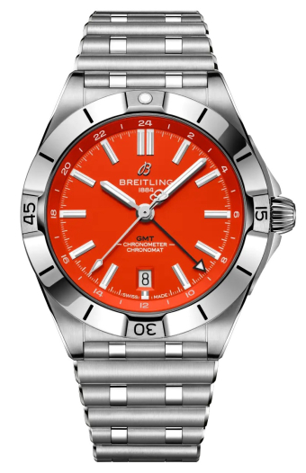 Breitling Chronomat Automatic GMT 40 mm NFL Cincinnati Bengals Edition A32398C21O1A1