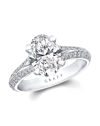 Кольцо для помолвки Graff Legacy Oval Diamond Engagement Ring RGR309O