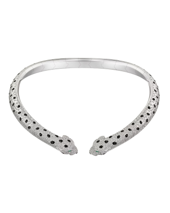 Колье Cartier Panthere de Cartier Articulated Paved Torque Necklace N7424435