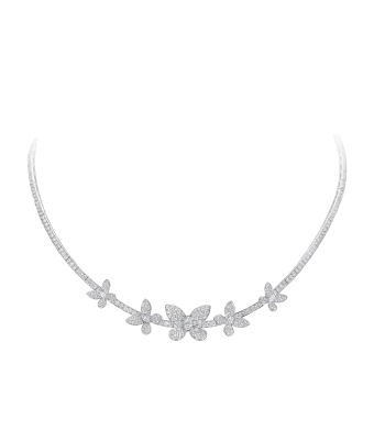 Колье Graff Butterfly Pave Butterfly Diamond Necklace RGN890