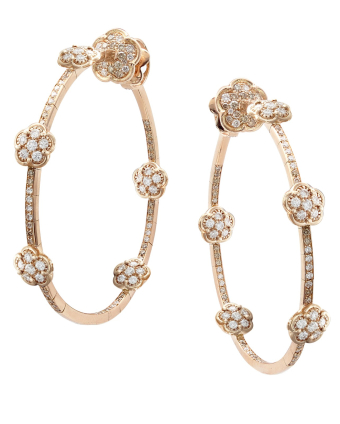 Серьги Pasquale Bruni Figlia Dei Fiori Hoop Earrings 16038R
