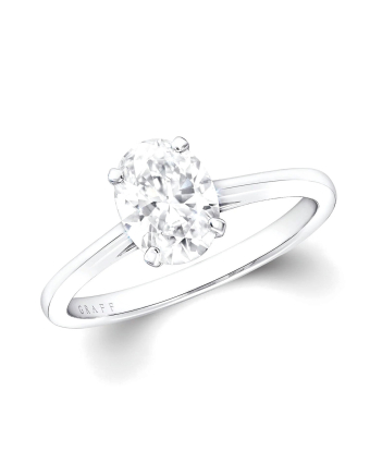 Кольцо для помолвки Graff Paragon Oval Diamond Engagement Ring OS01