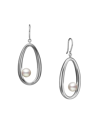 Серьги Mikimoto Moon Dew Pierced Earrings PE-1735PS