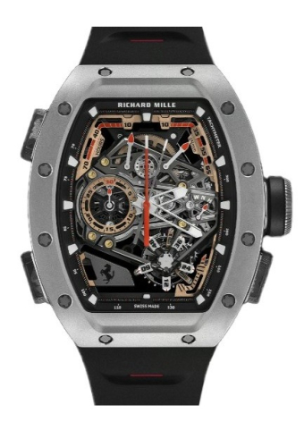 Richard Mille RM 43-01 Manual Winding Tourbillon Split-seconds Chronograph Ferrari TI 43 x 51 mm