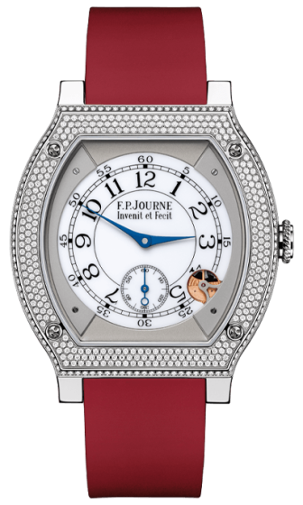F.P. Journe Elegante 48 mm Titanium Set With Diamonds Red