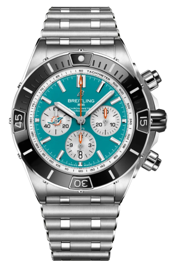 Breitling Super Chronomat B01 Chronograph 44 mm NFL Miami Dolphins AB01361C1L2A1