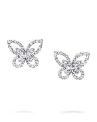 Серьги Graff Butterfly Silhouette Diamond Mini Stud Earrings RGE1574