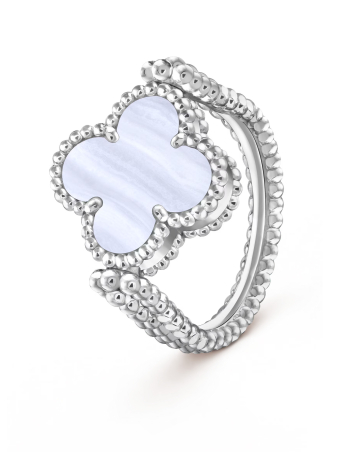 Реверсивное кольцо Van Cleef & Arpels Vintage Alhambra VCARPGV353