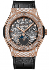 Hublot Classic Fusion Aerofusion Moonphase King Gold Pave 42 mm 547.OX.0180.LR.1704
