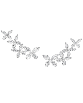 Серьги Graff Classic Butterfly Petite Diamond Ear Climber RGE1819