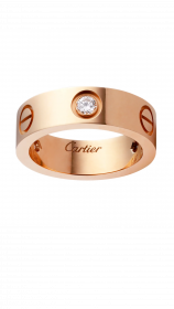 Кольцо Cartier Love Ring 3 Diamonds, артикул: B4087500