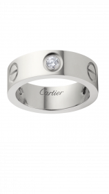 Кольцо Cartier Love Ring 3 Diamonds, артикул: B4032500