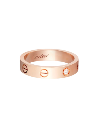 Обручальное кольцо Cartier Love Wedding Band 1 Diamond Small Model B4050700