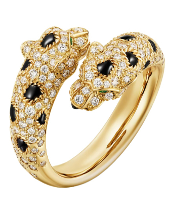 Кольцо Cartier Panthere de Cartier Ring Half-Paved N4802800